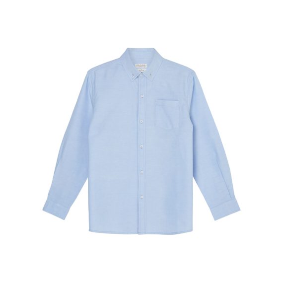 NEW boys shirt long sleeve Oxford weave back