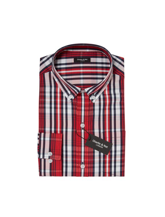 red check shirt