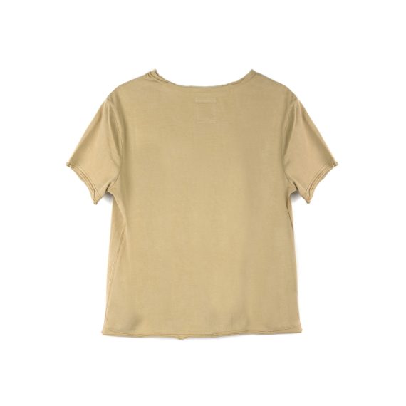 Beige Boys Plus Size Sturdy Fit Essential T Shirt <br/>25" - 42" Chest - Image 2