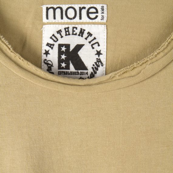 Beige Boys Plus Size Sturdy Fit Essential T Shirt <br/>25" - 42" Chest - Image 3