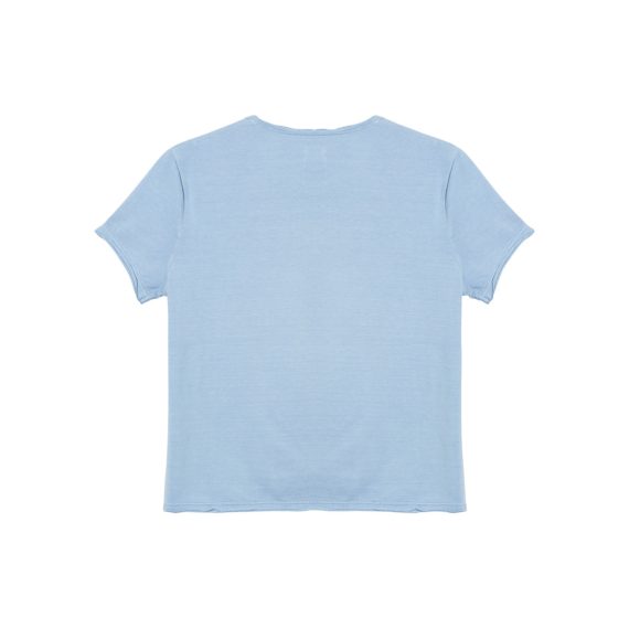 Chambray Blue Boys Plus Size Sturdy Fit Essential T Shirt <br/> 28" - 42" Chest - Image 2