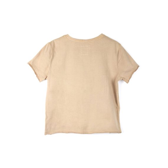 Beige Boys Plus Size Sturdy Fit Graphic T Shirt <br/> 28" - 42" Chest - Image 2