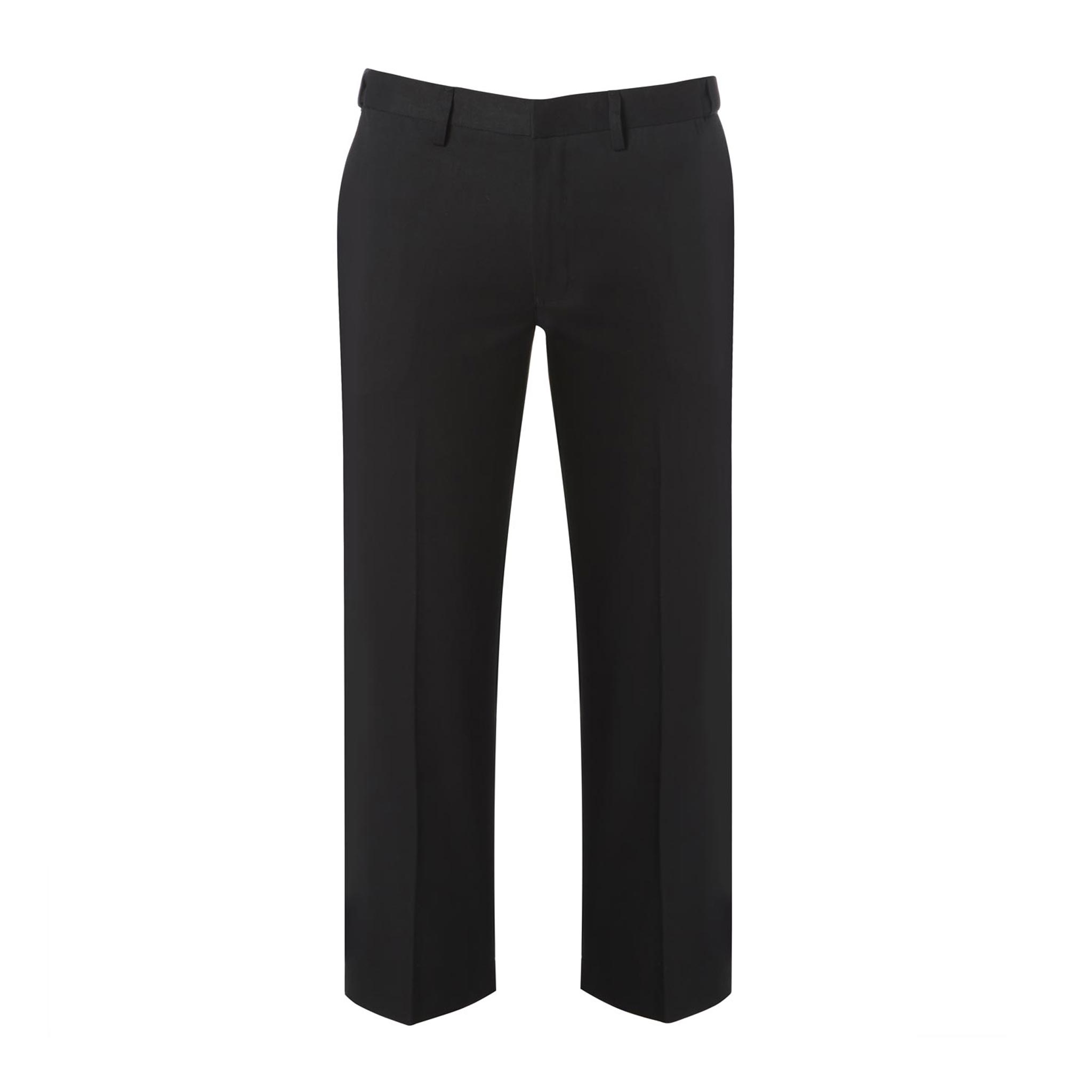 black plus size half elasticated waist trousers for boys 34 44 plus size trousers
