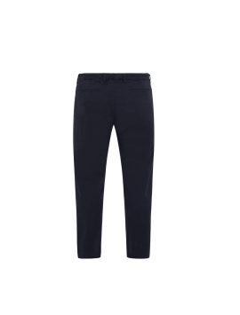 Navy Blue Boys Plus Size Sturdy Fit Adjustable Waist Chino Trousers <br/> 30" – 42" Waist