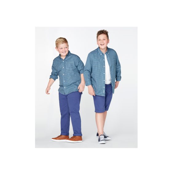 Black Boys Plus Size Sturdy Fit Adjustable Waist Chino Trousers <br/> 30" – 42" Waist - Image 5