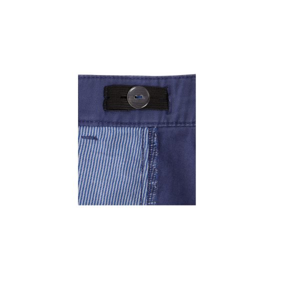 China Blue Boys Plus Size Sturdy Fit Adjustable Waist Chino Shorts <br/> 30" – 42" Waist - Image 3