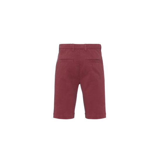 Dark Red Boys Plus Size Sturdy Fit Adjustable Waist Chino Shorts <br/> 30" – 42" Waist - Image 2