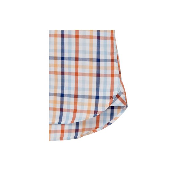 Summer Brights Boys Plus Size Sturdy Fit Luxury Checked Short Sleeve Shirt <br/> 36"– 46" Chest - Image 5