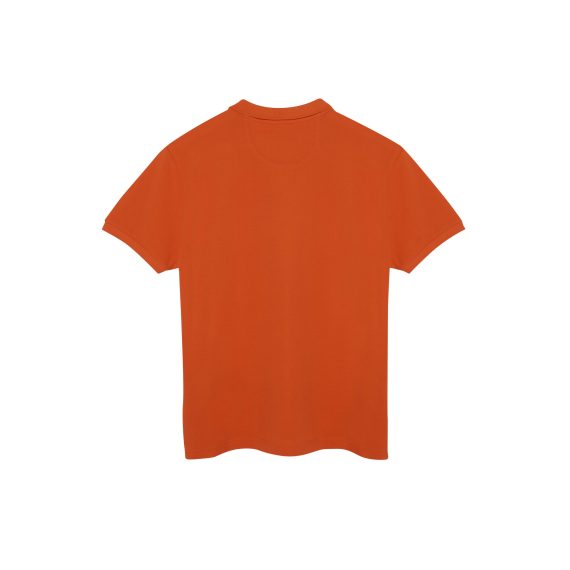 Dark Orange Boys Plus Size Sturdy Fit Luxury Polo Shirt <br/> 36" – 46" Chest - Image 2