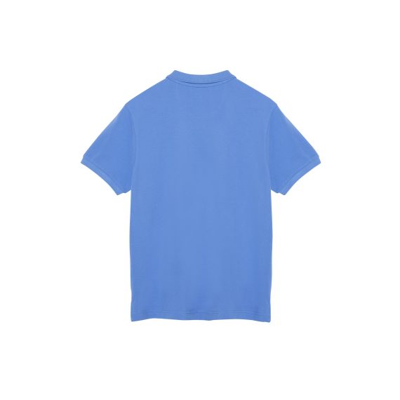 Sky Blue Boys Plus Size Sturdy Fit Luxury Polo Shirt <br/> 36" – 46" Chest - Image 2