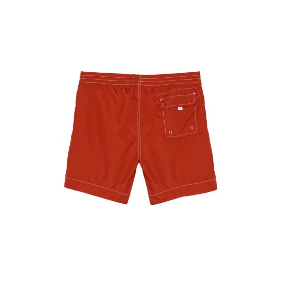 Red Boys Plus Size Sturdy Fit Multi-Stitch Quick Dry Swim Shorts <br/> 30" – 44" Waist - Image 3