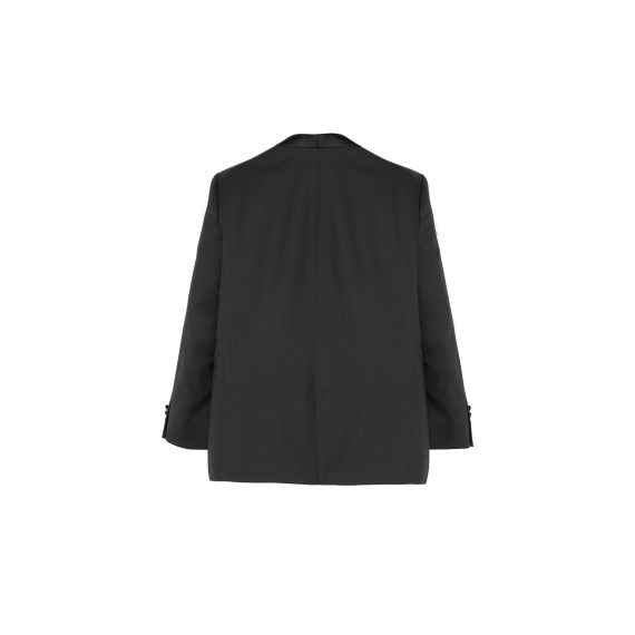 Black Plus Size Sturdy Fit Wool Blend Super Luxury Tuxedo <br> 36" – 44" Chest - Image 3