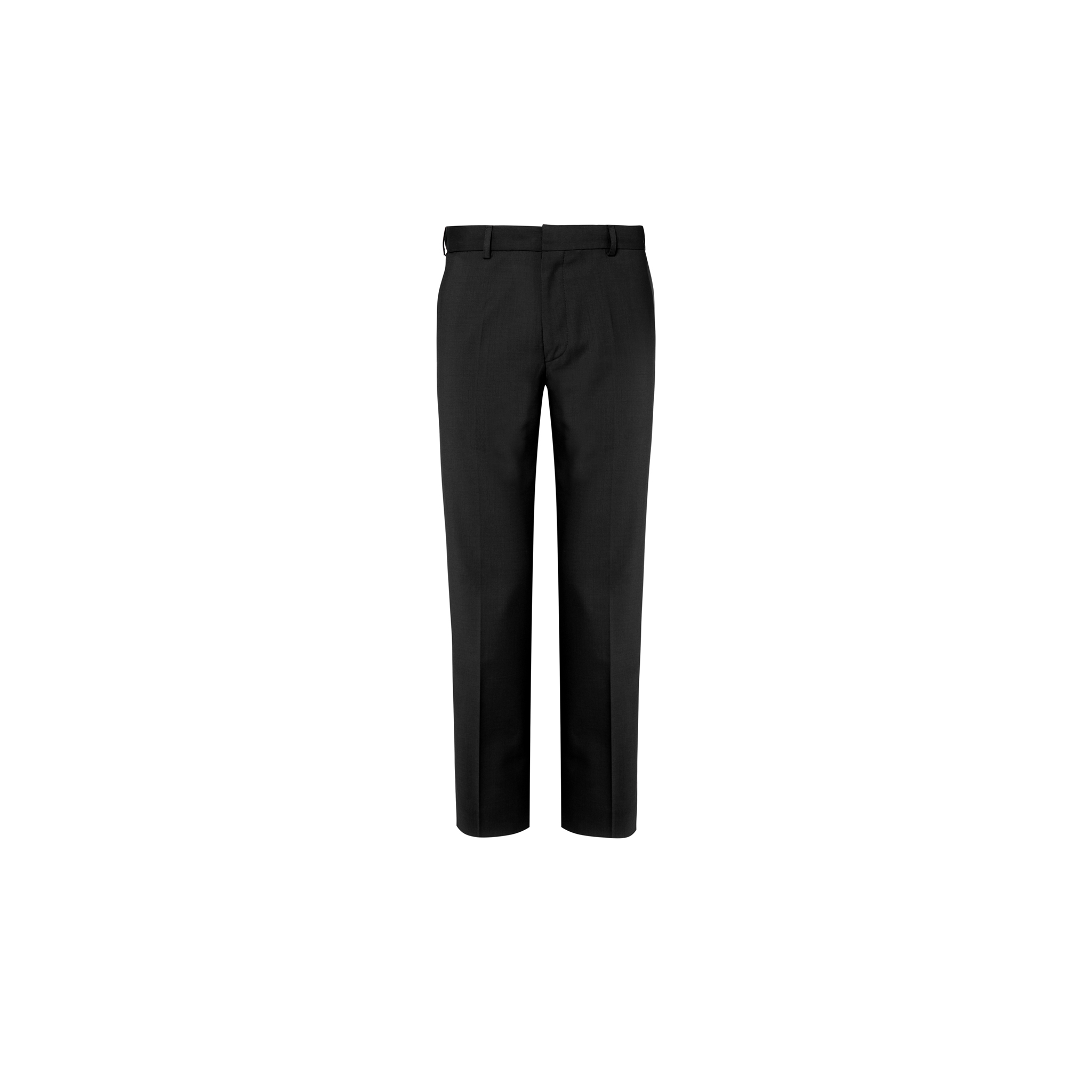 Black Plus Size Sturdy Fit Wool Blend Super Luxury Suit Trousers 36 ...