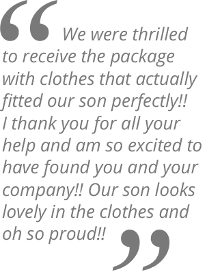 Testimonial : Boys Husky Clothing Online - More For Kids