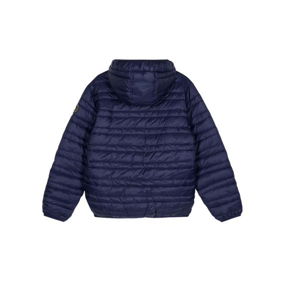 Navy Blue Boys Plus Size Sturdy Fit Luxury Hooded Puffer Jacket <br/> 36" – 44" Chest - Image 2