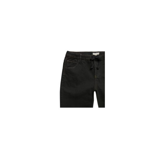 Black Boys Plus Size Sturdy Fit Pull-On Drawstring Waist Jeans <br/> 30" – 42" Waist - Image 3
