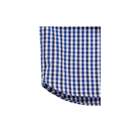 Blue Black Mix Boys Plus Size Sturdy Fit Checked Long Sleeve Shirt <br/> 36" – 46" Chest - Image 4