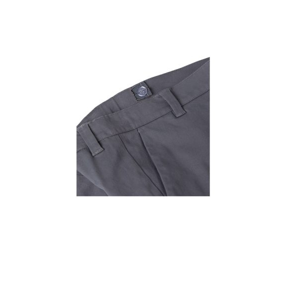 Charcoal Grey Boys Plus Size Sturdy Fit Adjustable Waist Chino Trousers <br/> 30" – 42" Waist - Image 3
