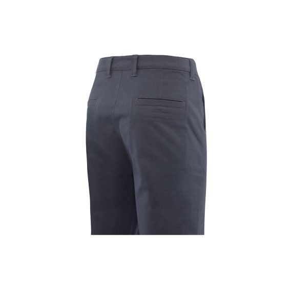 Charcoal Grey Boys Plus Size Sturdy Fit Adjustable Waist Chino Trousers <br/> 30" – 42" Waist - Image 4