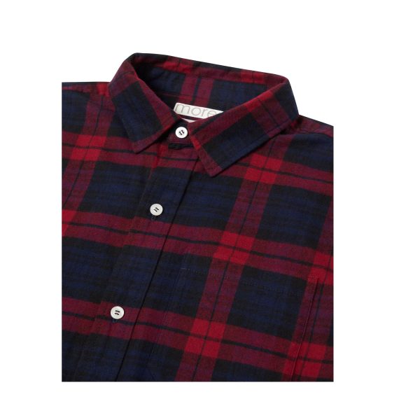 Red Mix Boys Plus Size Sturdy Fit Warm Handle Long Sleeve Shirt <br/>32" – 46" Chest - Image 3
