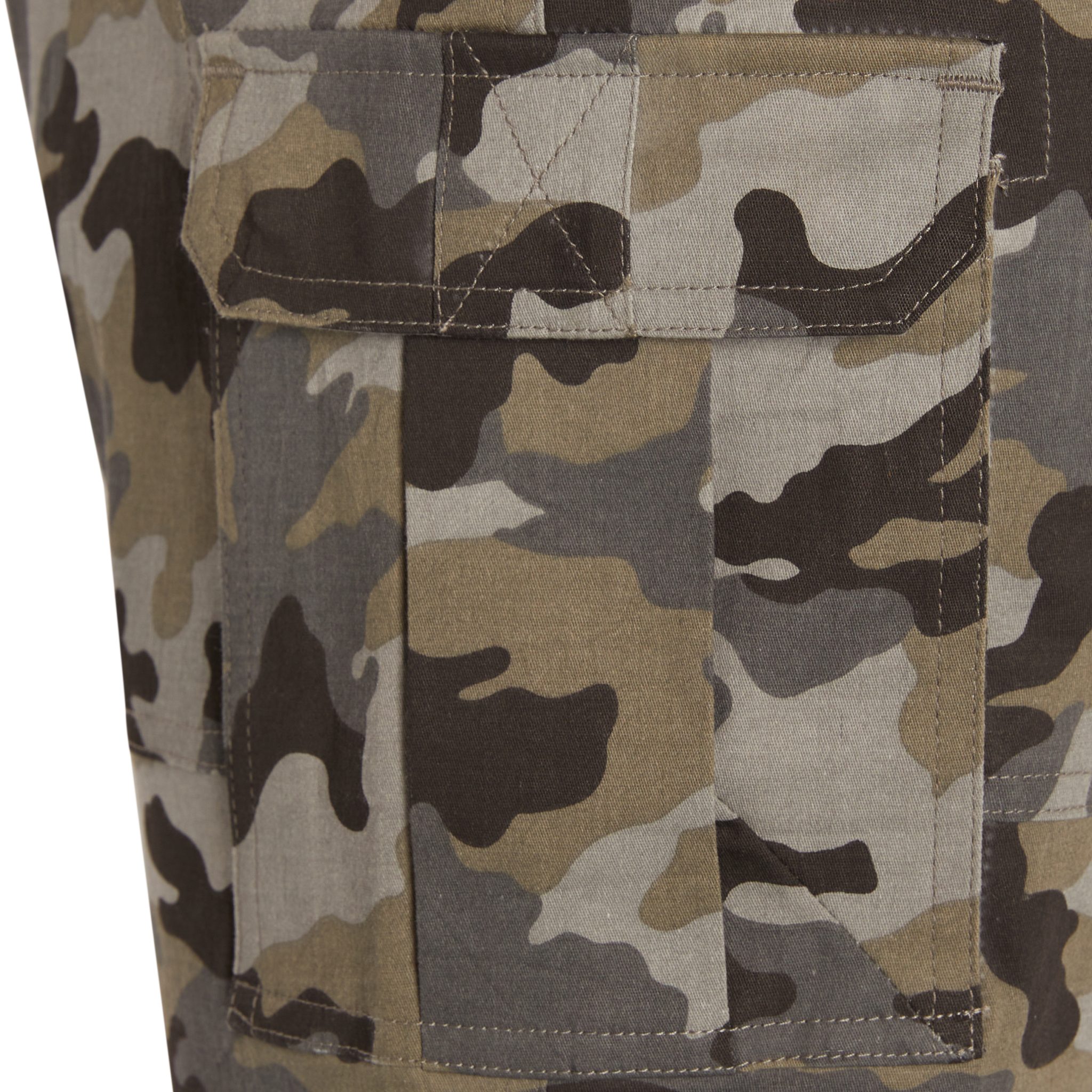 Khaki Boys Plus Size Sturdy Fit Stretch Camouflage Cargo Shorts 32 ...