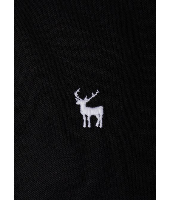 Black Boys Plus Size Sturdy Fit Essential Cotton Polo Shirt <br/>  32”– 46” Chest - Image 3