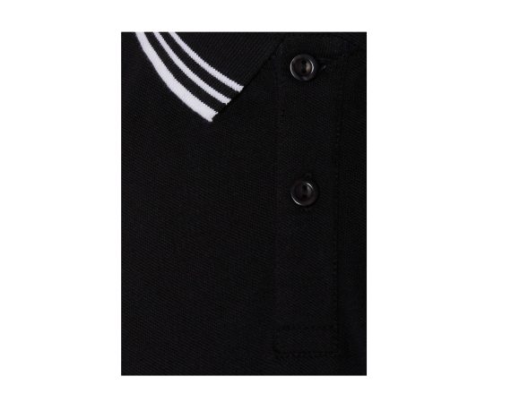Black Boys Plus Size Sturdy Fit Essential Cotton Polo Shirt <br/>  32”– 46” Chest - Image 4