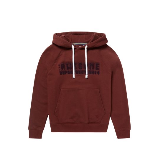 Claret Boys Plus Size Sturdy Fit Authentic Brushback Pull-On Hoodie