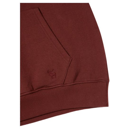 Claret Color Boys Plus Size Sturdy Fit Authentic Brushback Pull-On Hoodie