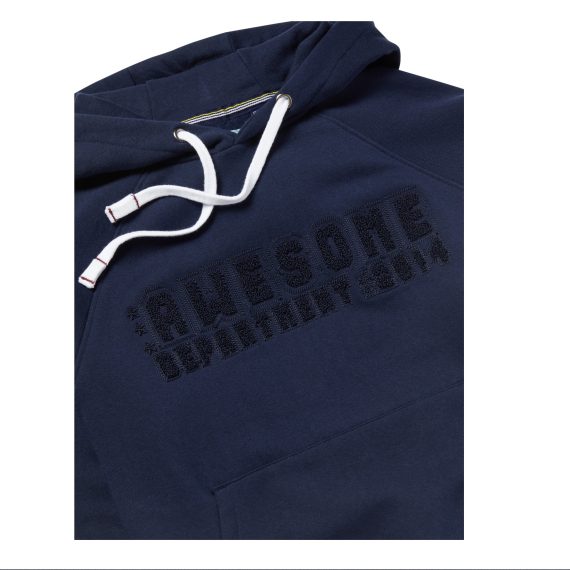 Buy Navy Blue Color Boys Plus Size Sturdy Fit Authentic Brushback Pull-On Hoodie