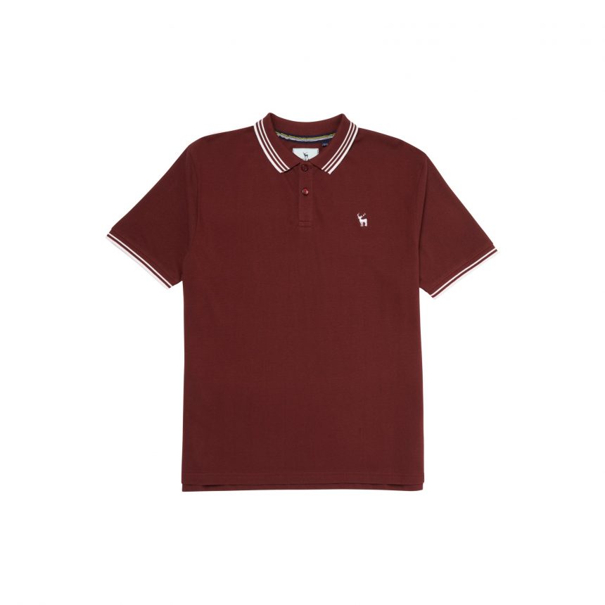 Claret Boys Plus Size Sturdy Fit Essential Cotton Polo Shirt 32