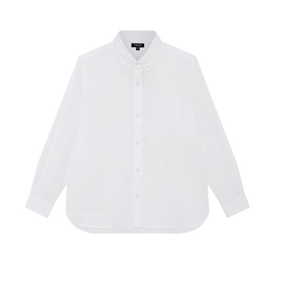 White Colour Boys Plus Size Sturdy Fit Oxford Luxury Long Sleeve Shirts