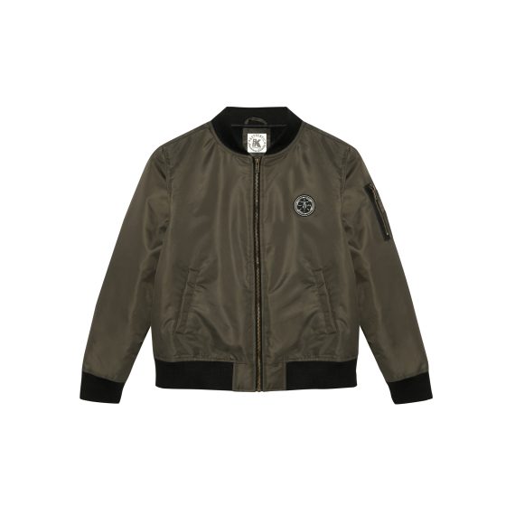 Khaki Boys Plus Size Sturdy Fit Warm Lined Bomber Jacket <br/> 32" – 42" Chest - Image 2