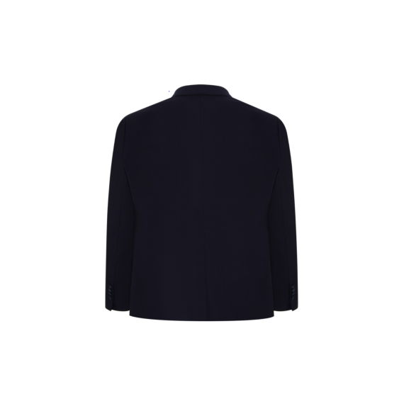 Shop Navy Blue Boys Plus Size Sturdy Fit Luxury Stretch Suit Jacket