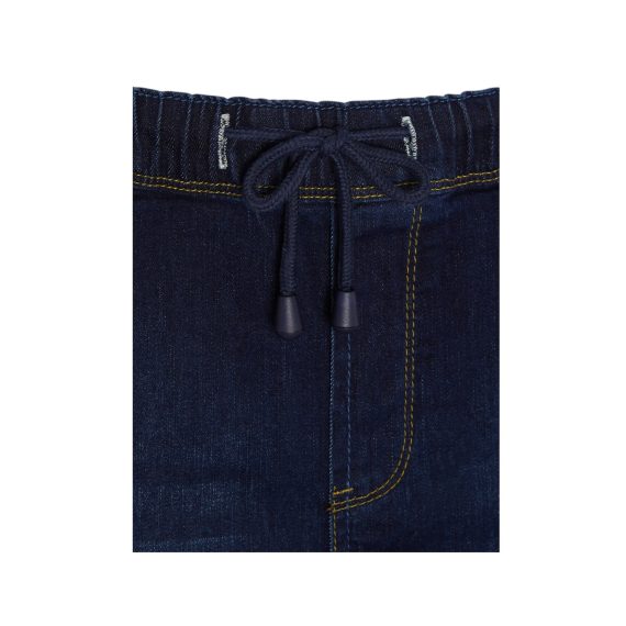 Buy Dark Blue Color Boys Plus Size Sturdy Fit Pull-On Drawstring Waist Jeans