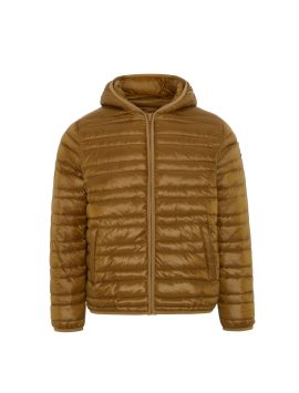 Mustard Boys Plus Size Sturdy Fit Luxury Hooded Puffer Jacket
