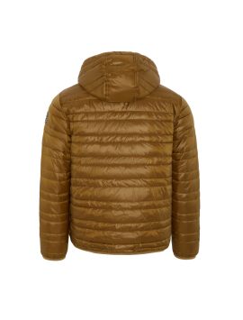 Shop Mustard Boys Plus Size Sturdy Fit Luxury Hooded Puffer Jacket