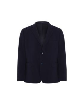 Buy Boys Plus Size Generous Fit Luxury Stretch Suit Jacket Navy Blue Colour