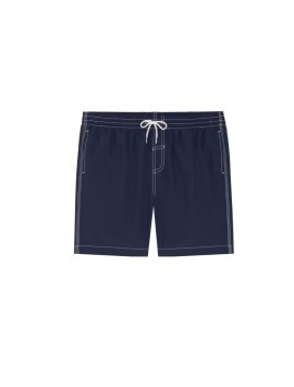 Navy Blue  Boys Plus Size Sturdy Fit Multi Stitch quick Dry Swim Shorts <br/> 30 – 44” Waist