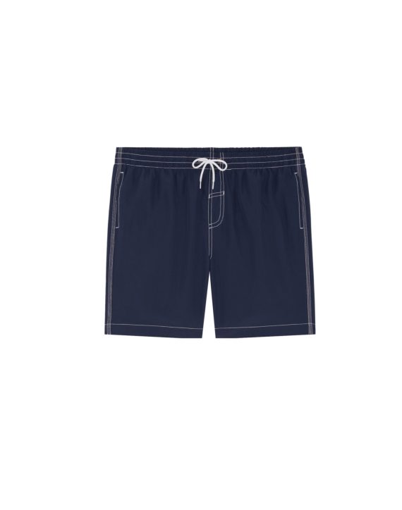 Navy Blue  Boys Plus Size Sturdy Fit Multi Stitch quick Dry Swim Shorts <br/> 30 – 44” Waist
