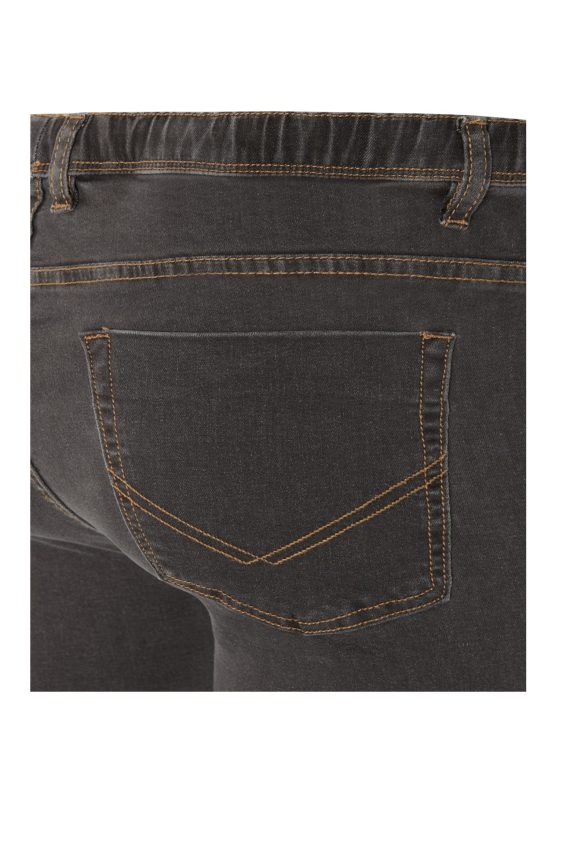 Charcoal Boys Plus Size Sturdy FitPull-On Drawstring Waist Jeans <br/> 30” – 42” inch waist - Image 4