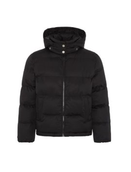 Black Boys Plus Size Sturdy Fit Luxury Warm Lined Puffer Jacket <br/> 32" – 44" Chest