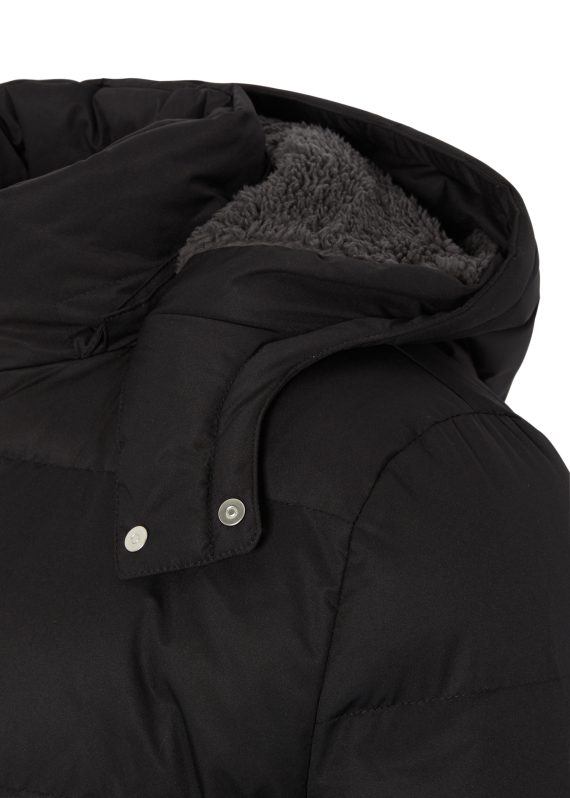 Black Boys Plus Size Sturdy Fit Luxury Warm Lined Puffer Jacket <br/> 32" – 44" Chest - Image 4
