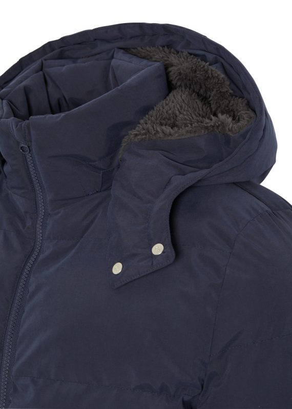 Navy Boys Plus Size Sturdy Fit Luxury Warm Lined Puffer Jacket <br/> 32" – 44" Chest - Image 4