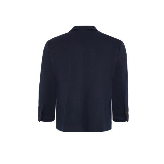 Navy Blue Boys Plus Size Sturdy Fit Ultimate Comfort Stretch Suit Jacket <br/> 36" – 44" Chest - Image 2