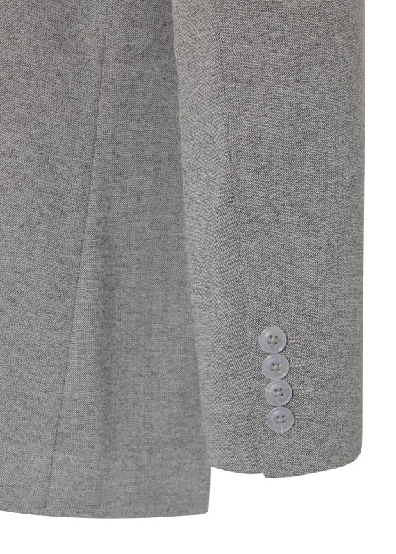 Lt Grey Boys Plus Size Sturdy Fit Ultimate Comfort Stretch Suit Jacket <br/> 36" – 44" Chest - Image 3