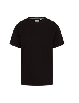 Black & Grey Marl Boys Plus Size Sturdy Fit Essential Twin Pack T Shirts <br/> 36”– 44” Chest