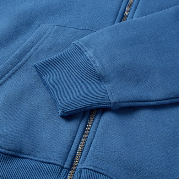 Royal Blue Boys Plus Size Sturdy Fit Cotton Rich Authentic Brush Back Zip-Up Hoodie <br/> 36” – 44” Chest - Image 4