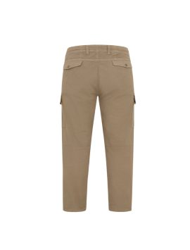 Boys Khaki Plus Size Sturdy Fit Cargo Pocket  Stretch Twill Trousers <br/> 34”– 44” Waist